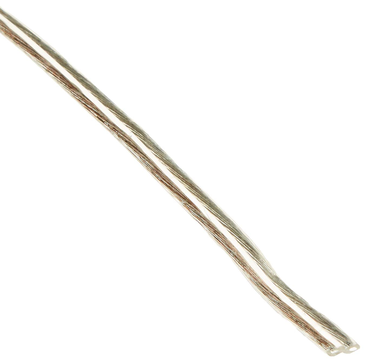 Absolute S18100 100-Feet 18 Gauge Car and Home Stereo Clear Speaker Wire