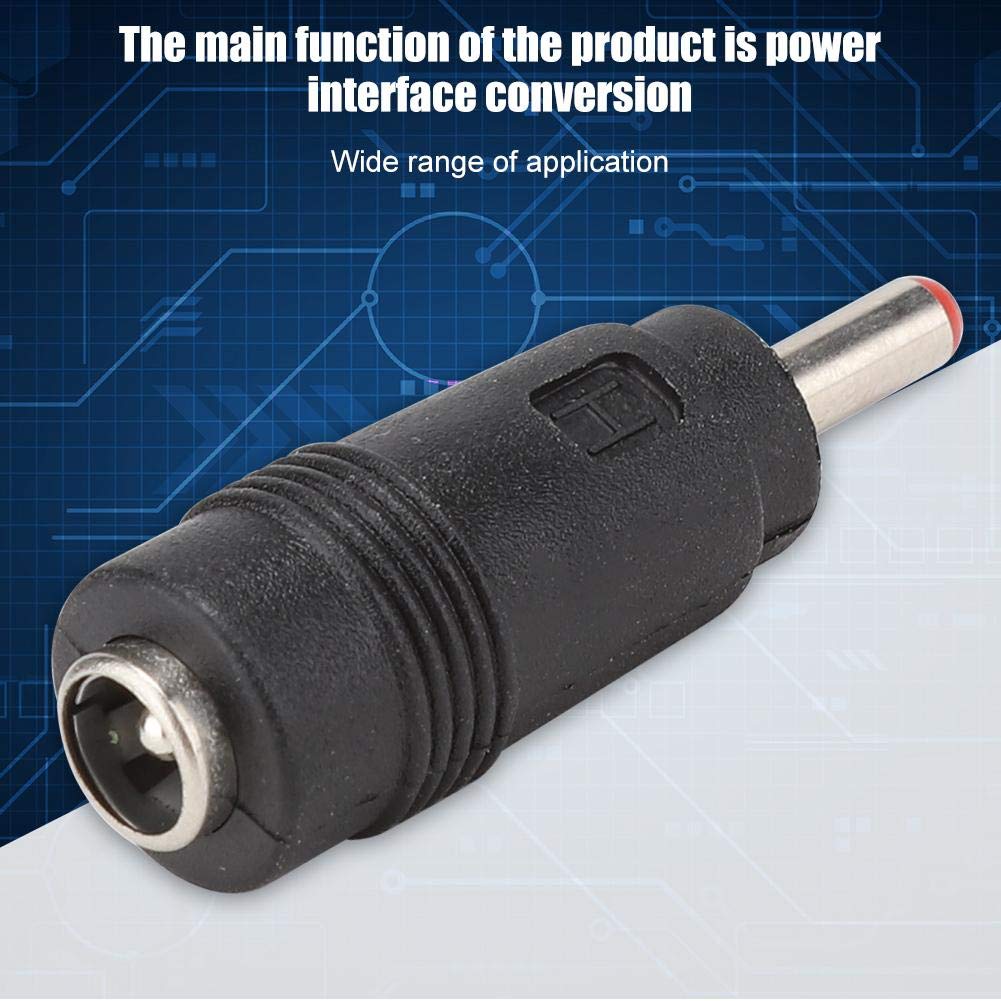 ASHATA DC Power Converter Plug, 5PCS 5.5 x 2.1 Female to 3.5 x 1.35MM Male DC Adapter Connector Router Power Converter, Tip Size AC/DC Adapter Plug…