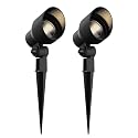 LL LIGHTING LIVING Low Voltage Spotlights 2PK 3W MR11 LED Floodlights 12V AC Outdoor Spot Lights Landscape Lighting Kit 200 Lumens 3000K Warm White