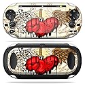 MightySkins Skin Compatible with PS Vita PSVITA PlayStation Vita Portable wrap Sticker Skins Stabbing Heart