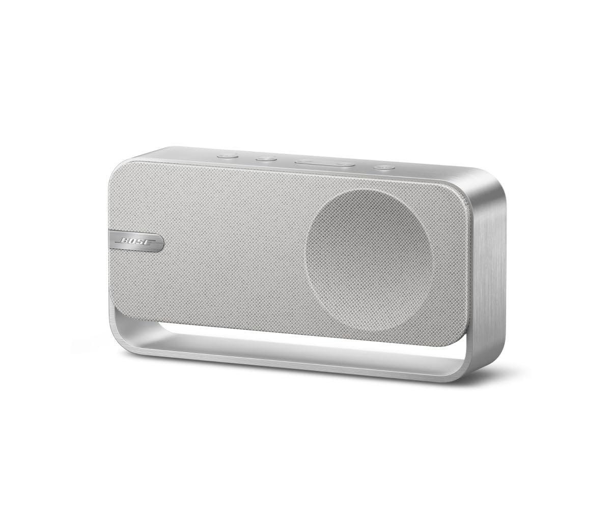 Bose SoundLink Home Speaker, Premium, Portable and Wireless Bluetooth Bookshelf Speaker, Up to 9 Hours Battery Life, Light Silver