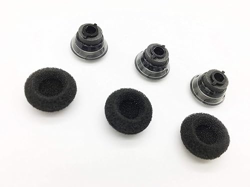 Reki Voyager 5200 Ear Tips - 3 Pcs Premium Replacement Earbuds Eartips Eargels & Foams Set Compatible with Plantronics Voyager 5200 5220 Wireless