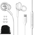 SAMSUNG AKG Earbuds Original USB Type C in-Ear Earbud Headphones with Remote & Mic for Galaxy S23 Ultra, A53 5G, S22, S21 FE, S20, Note 10, 10+, S10…