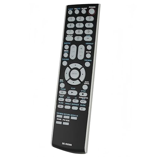 SE-R0305 Replacement Remote Control Compatible for Toshiba TV DVD Combo Remote SER0305 15CV100U 15CV101U 22CV100U 26CV100U 32CV100U 19CV100C 19CV100U