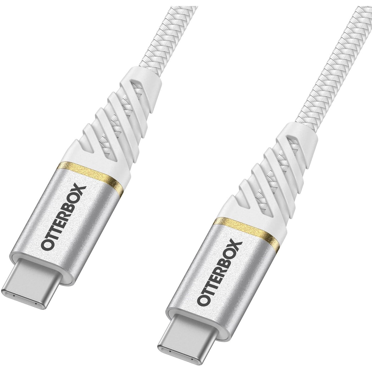 OtterBox Premium Braided Nylon USB-C to USB-C Cable, 1M - Cloud Sky