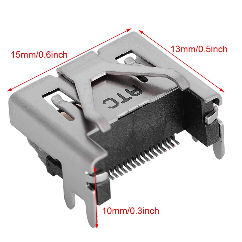 HDMI Port Socket Plug Jack Interface Connector Repair Part Replacement for PS4 PRO-2000
