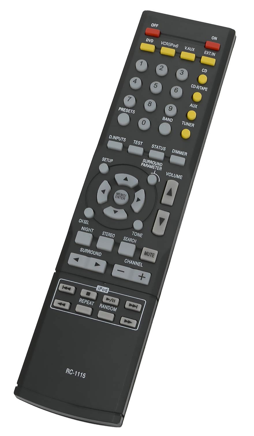 ALLIMITY RC-1115 sub RC-1120 Remote Control Replacement for Denon AV Surround Receiver AVR-2807 AVR-2808 AVR-2809 AVR-590 DHT590BA AVR-1610 Home