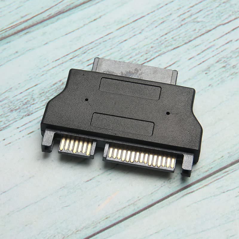 Acxico 2 Pcs 1.8" Micro SATA SSD Serial ATA HDD 16 to 22 Pin 2.5" SATA Adapter Converter