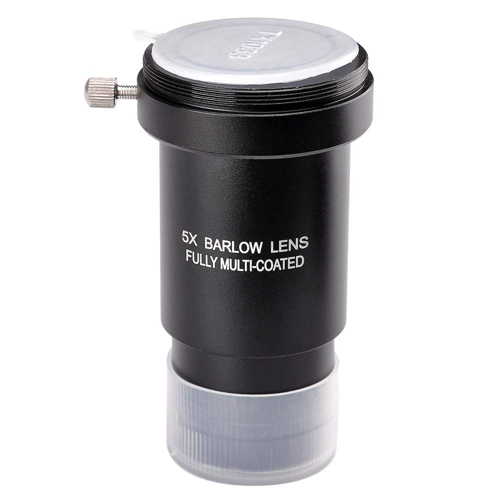 Starboosa 1.25-inch 5X Barlow Lens & Moon Filter Kit-for Telescope Eyepieces