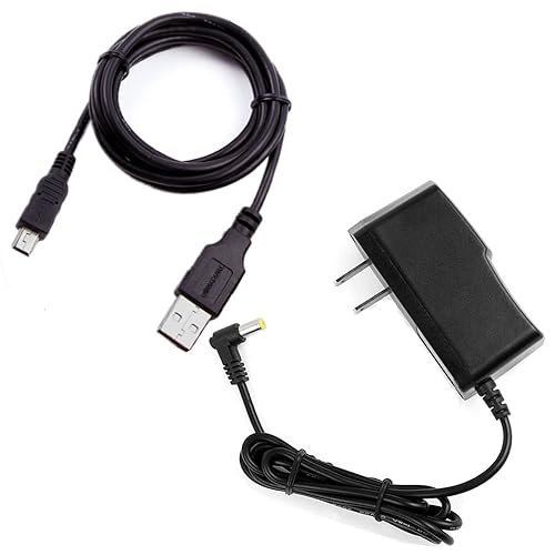AC Wall Power Charger Adapter + USB Cord for JVC Everio GZ-EX355/AU/S GZ-EX355BU/S