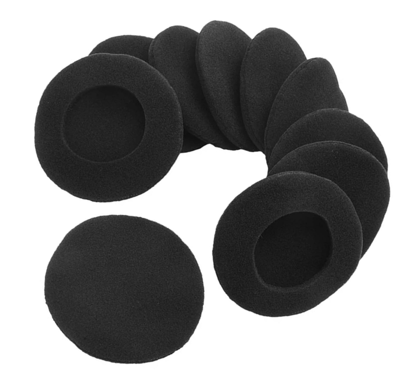 VEVER 10 Pairs 40 mm (1.5 Inch) Replacement Sponge Earpads Foam Pad Ear Cover for Philips Sony headphone (with VEVER LOGO package)