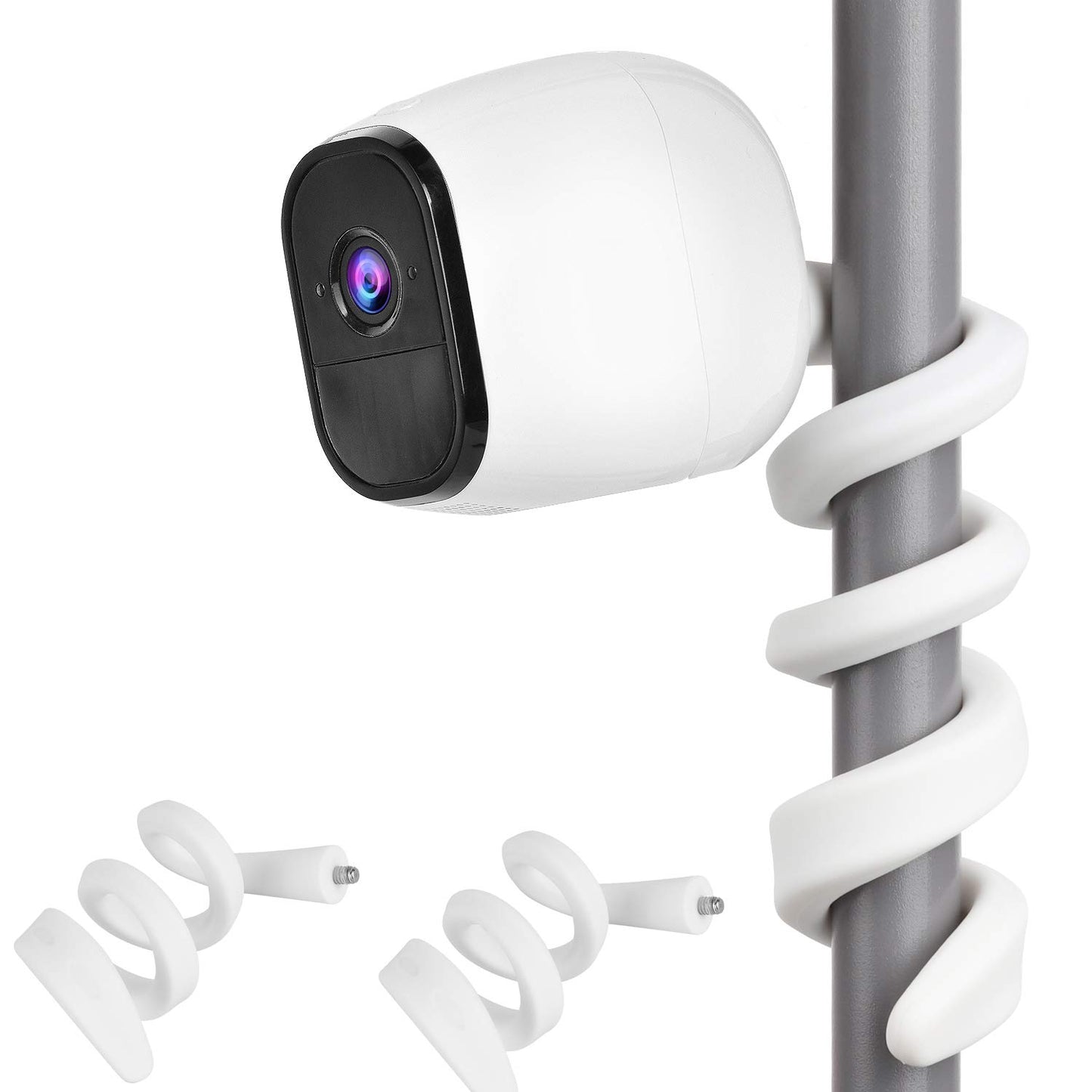 Uogw 2 Pack Flexible Twist Mount for Arlo Pro 4,Arlo Essential Spotlight Camera,Arlo Pro 2,Arlo Ultra,Arlo Pro,Arlo Pro 3,Arlo Go 2,Arlo Wall Mount