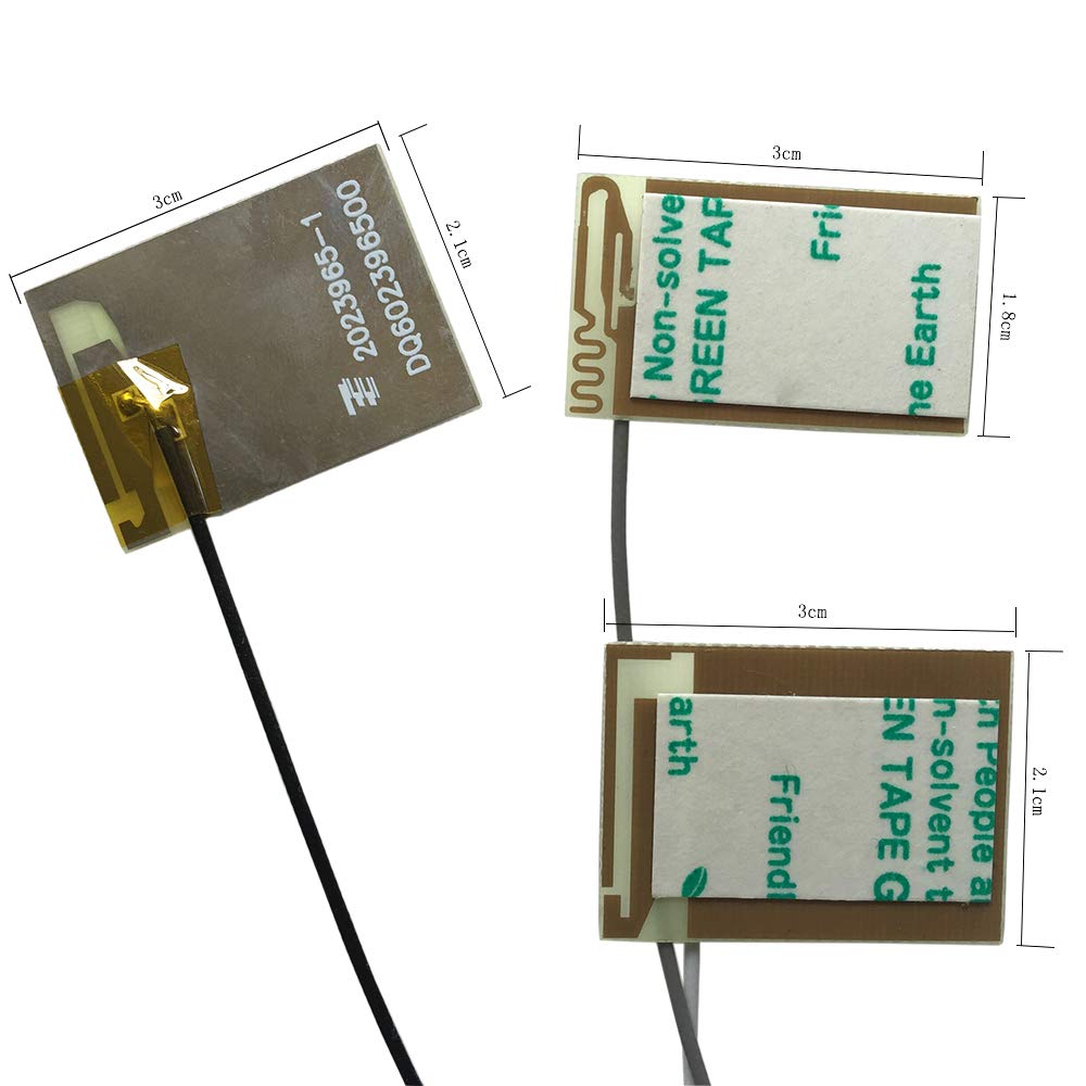 3PCS 2.4/5G Dual Frequency Internal High Gain WiFi Antenna U.FL IPEX Jack for Intel 6300 BCM94360CD BCM94331CD MC7355 MC7750 MC7700 Module
