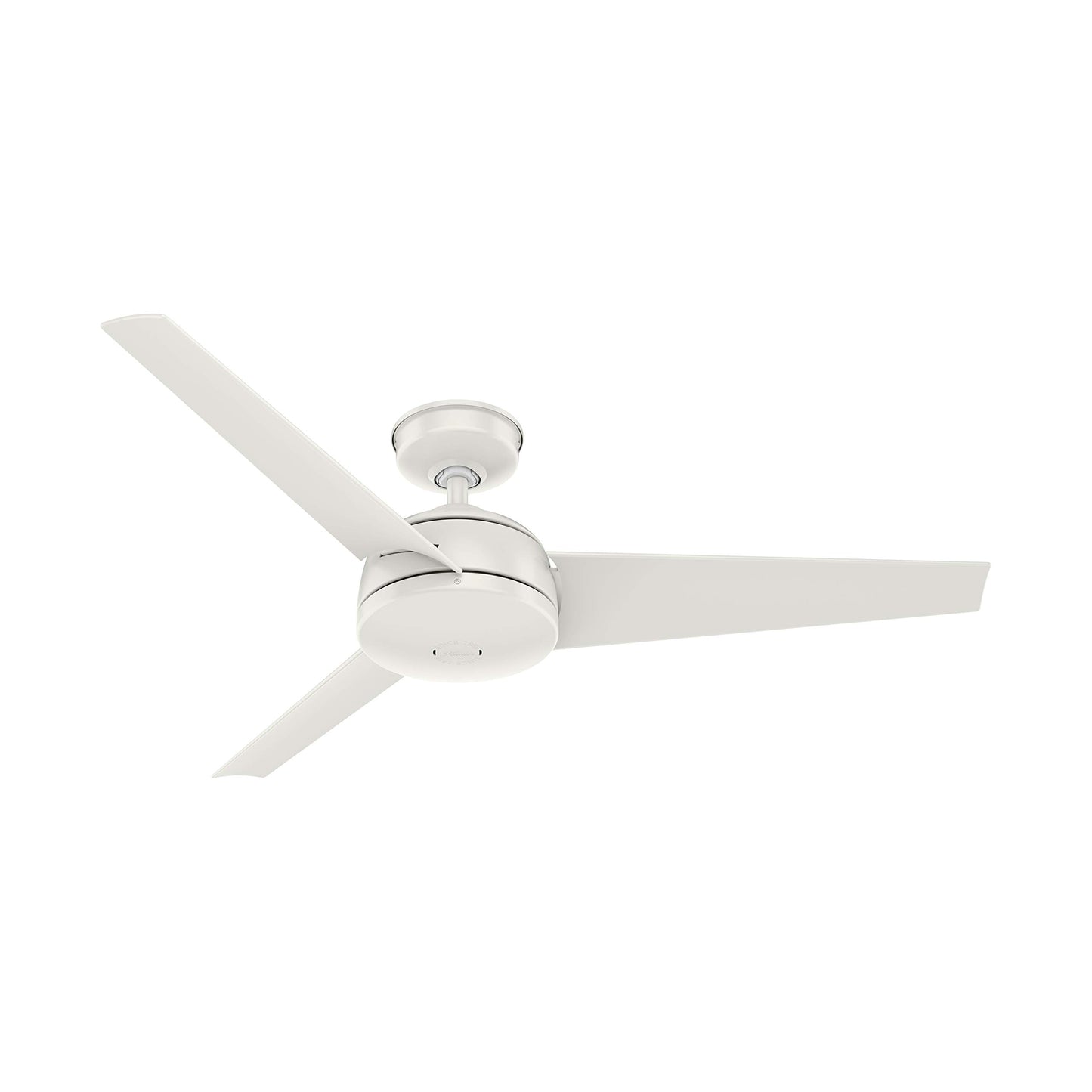 Hunter Fan 52 inch Ceiling Fan with No Light, Outdoor or Indoor White Ceiling Fan for Porch, Living Room, Office, Kitchen, Garage, 3 Blades (Renewed)