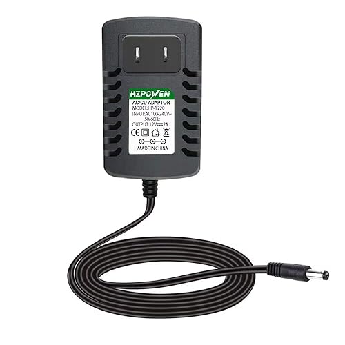 12V 2A Printer Charger AD-E001 Compatible with Brother P-Touch Edge Label Maker PT-D400 PT-D600 PT-E300 PT-E500