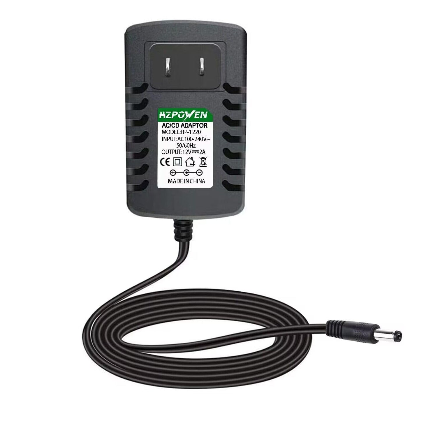 12V 2A Printer Charger AD-E001 Compatible with Brother P-Touch Edge Label Maker PT-D400 PT-D600 PT-E300 PT-E500