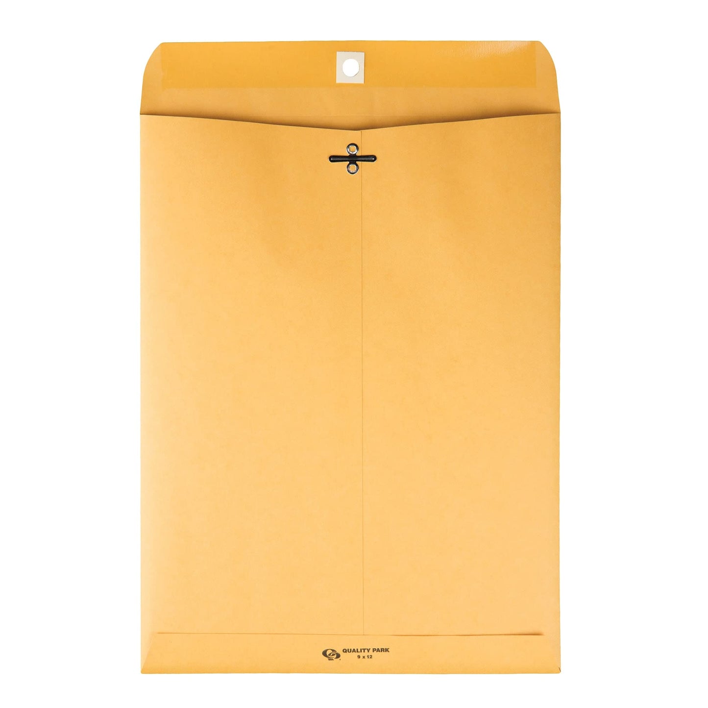 Quality Park 9 x 12 Clasp Envelopes with Deeply Gummed Flaps, Great for Filing, Storing or Mailing Documents, 28 lb Brown Kraft, 100 per Box