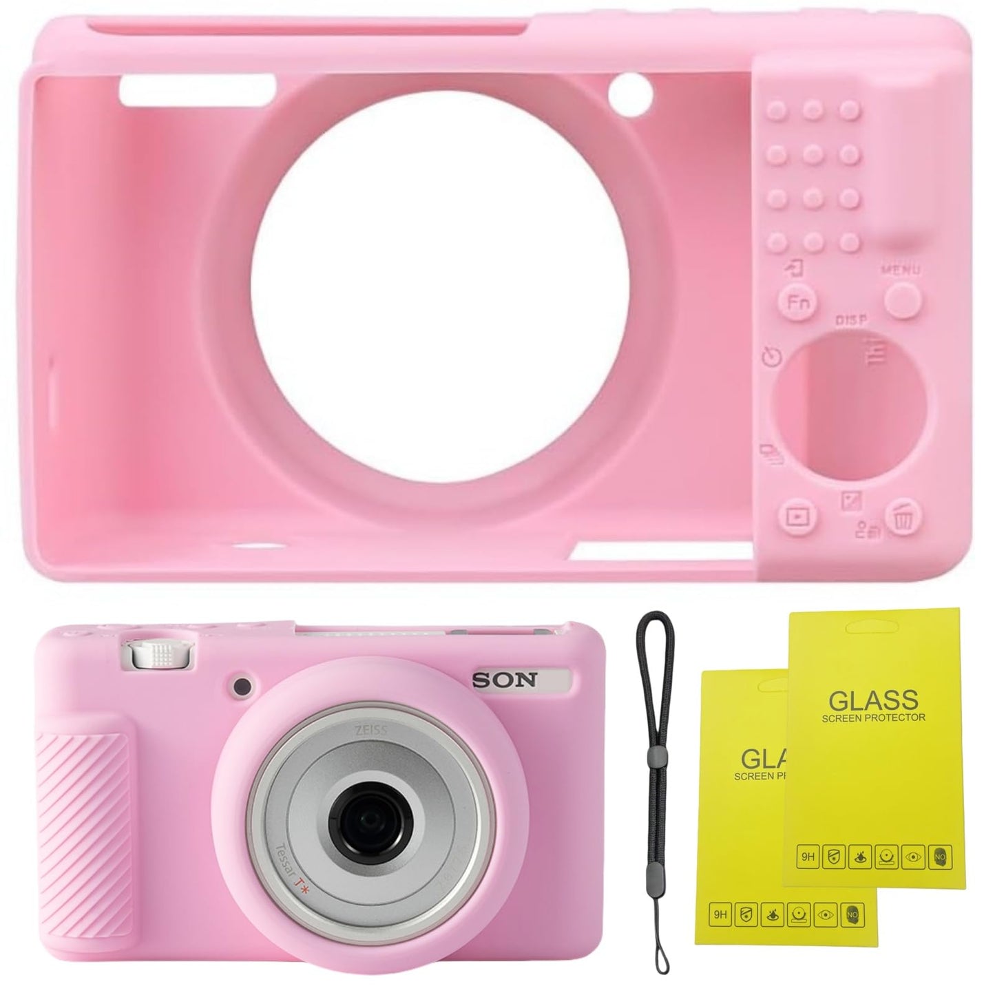 SZHSYJY Camera Case for Sony ZV-1F/ ZV-1 II/ZV-1M2 Digital Camera,ZV1F Soft Silicone Protective Bag,Anti-Scratch Slim Fit Soft Sleeve with ZV1 F