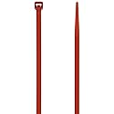 Morris 20611 Nylon Cable Tie with 50-Pound Tensile Strength, 8-Inch Length, Red, 100-Pack