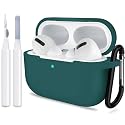 ATUAT for AirPods Pro 1st/2nd Generation Case Cover, Protective Silicone Skin Accessories with Keychain for Women Men for Apple AirPods Pro 2019/2022