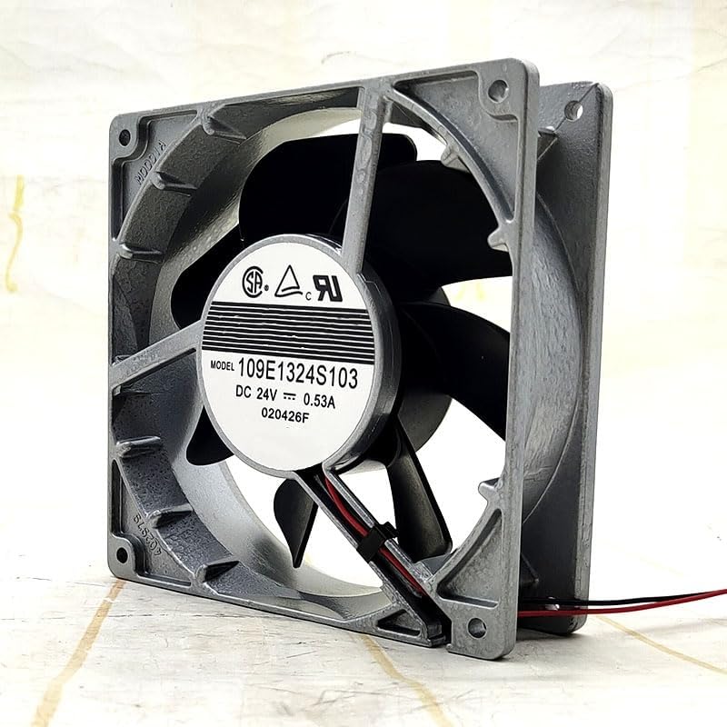 109E1324S103 DC 24V 0.53A 127x127x38mm Airflow Cooling Fan