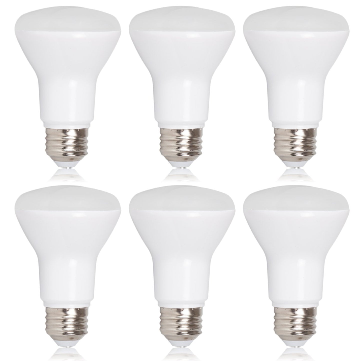 Maxxima LED BR20 Bulbs, Dimmable, 7W, 600 Lumens, Warm White 3000K, 6 Pack