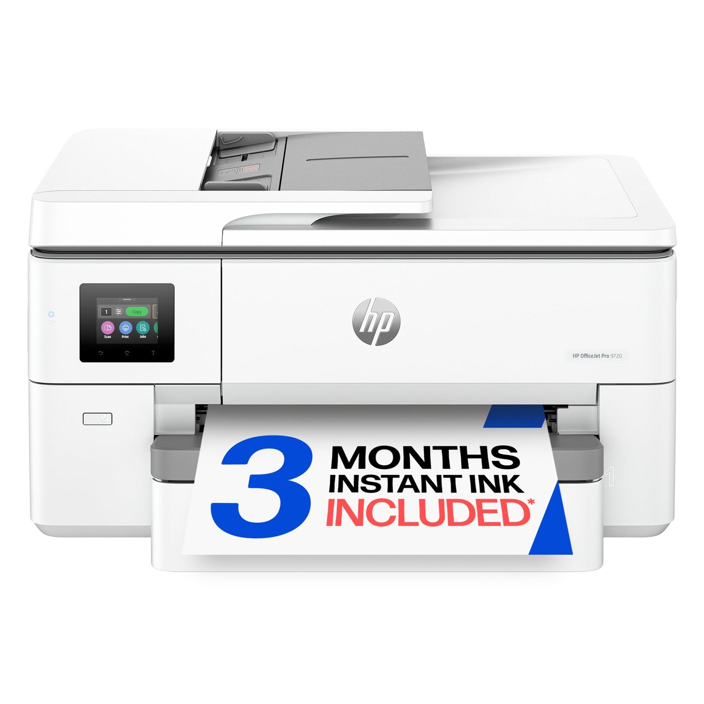 HP OfficeJet Pro 9720 Wide-Format Wireless All-in-One Color Inkjet Printer, Print, scan, Copy, fax up to 11x17, ADF, Duplex Printing Best-for-Office
