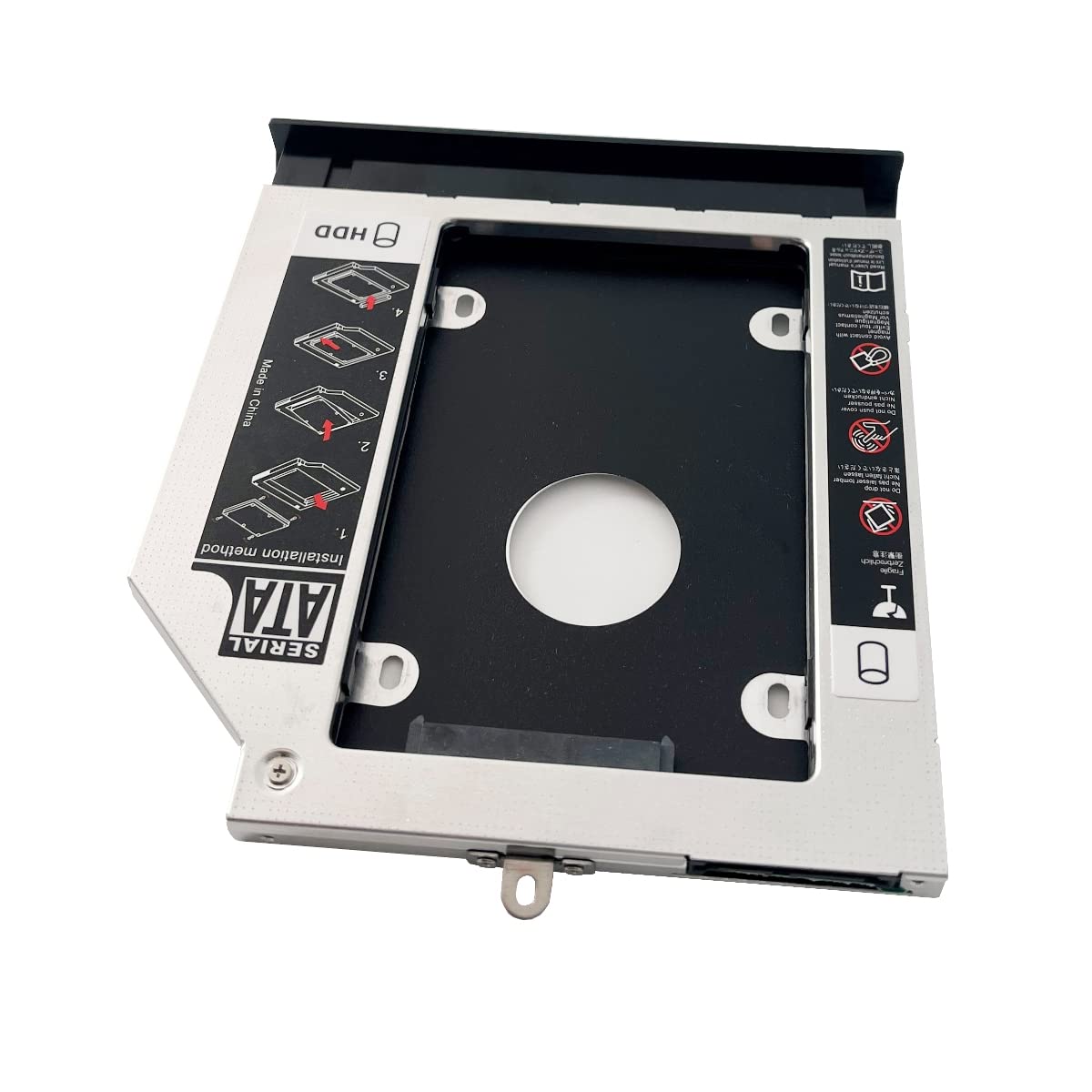 2nd HDD SSD Hard Drive Optical Frame Caddy Tray for Acer Aspire E5-572 E5-572G with Bezel Front Panel Bracket Holder