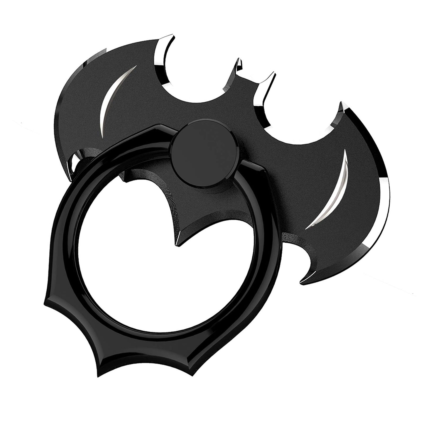 Bat Phone Ring Stand Holder - OATSBASF Cell Phone Ring Holder Finger Grip 360 Degree Rotation Compatible with iPhone 17/16/15/14/13 Pro Max and Other