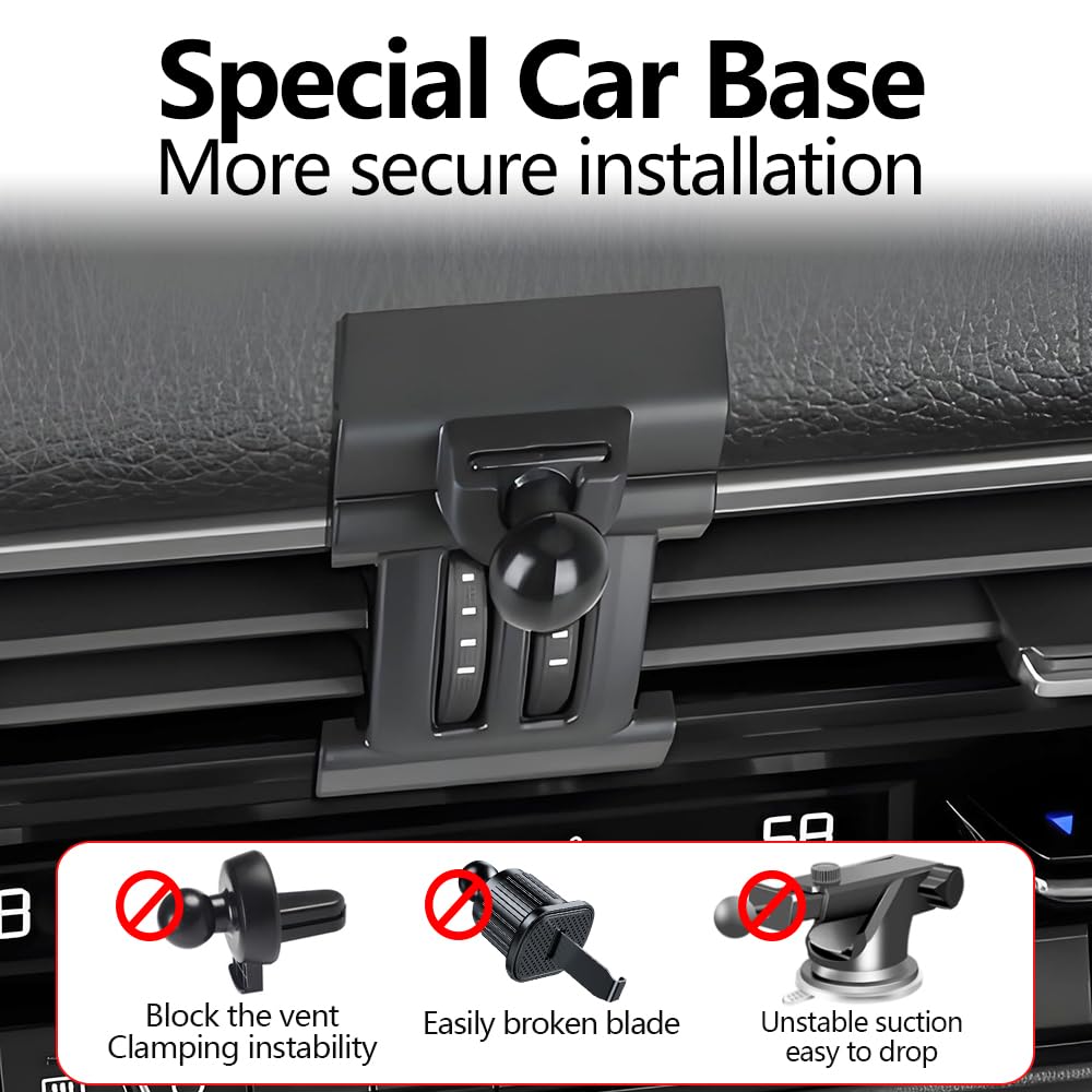 LUNQIN Car Phone Holder Mount for Mazda CX90 2024 2025 2026 CX70 Auto Accessories Interior Decoration Mobile Cell Smartphone Bracket