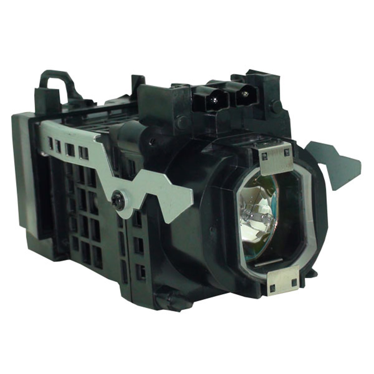 Jaspertronics™ OEM Lamp & Housing for The Sony KDF-46E2000 TV with Philips Bulb Inside