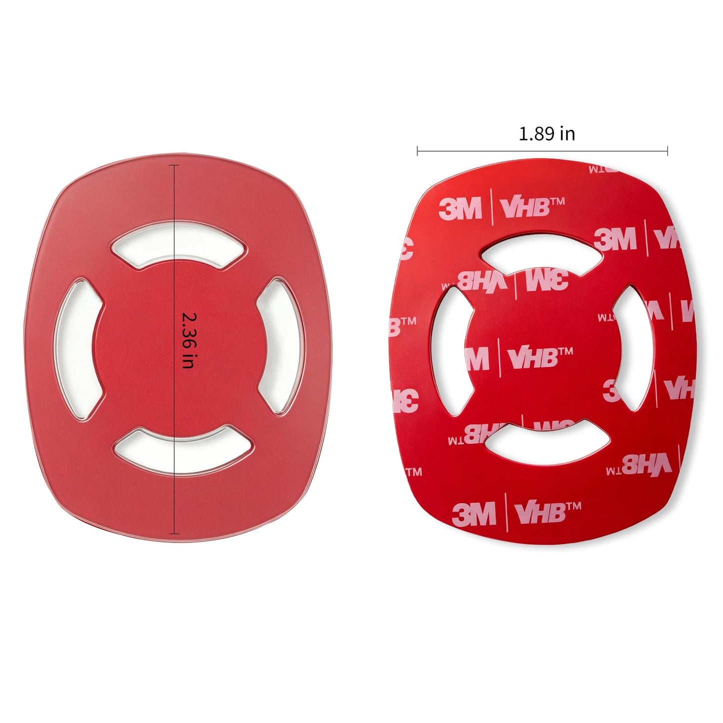 Replacement Adhesive Compatible with Quad Lock, Double-Sided Stickers (v3(2pack))