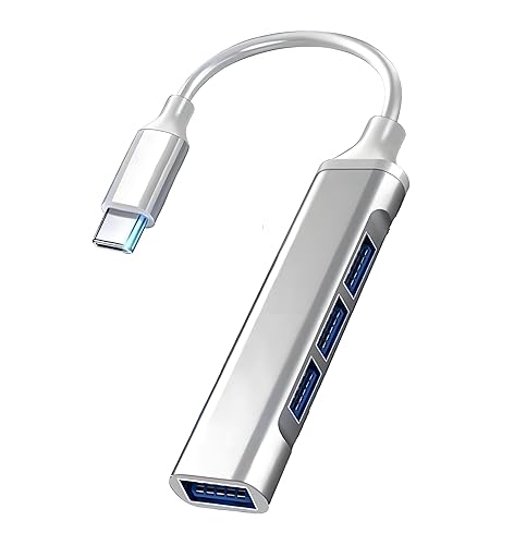 USB Type-C to Multi-Port USB Adapter, 1 Type-C, 4 USB 3.0 Ports (DUCK DANCE)