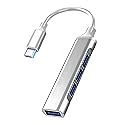 USB Type-C to Multi-Port USB Adapter, 1 Type-C, 4 USB 3.0 Ports (DUCK DANCE)