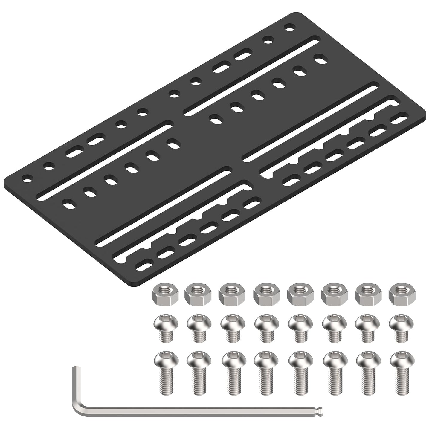 JOYORAN Universal Cockpit/Desk Installation Bracket Plate for Sim Racing,Suitable for Logitech Driving Force Shifter,Thrustmaster TH8A /TSS