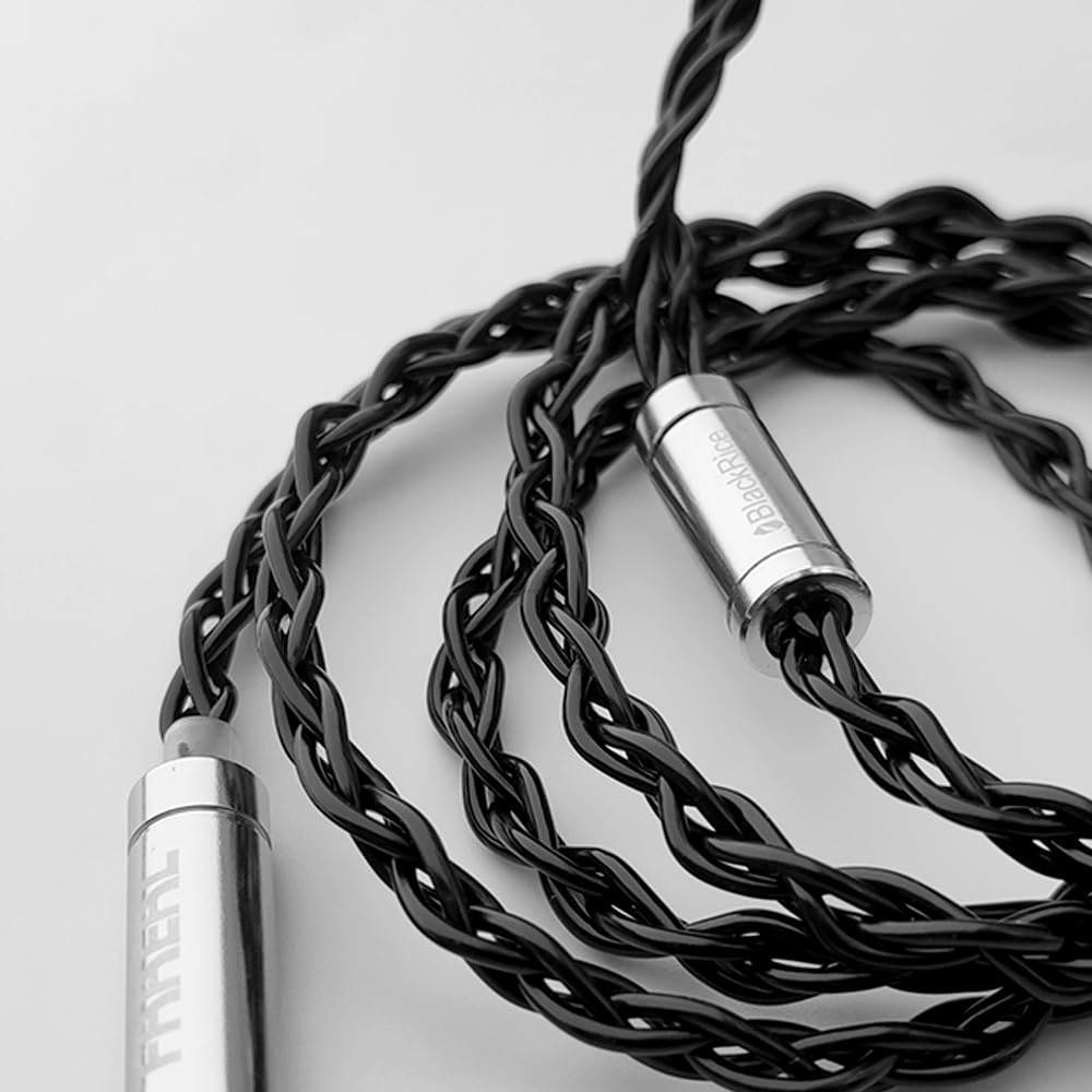 FAAEAL KZ ZSN PRO Earphone Cable Zinc Copper Alloy Oil Soaked HiFi Headphone Wire QDC Earbuds Upgrade Line 2.5mm Headset Replacement Cable for KZ…