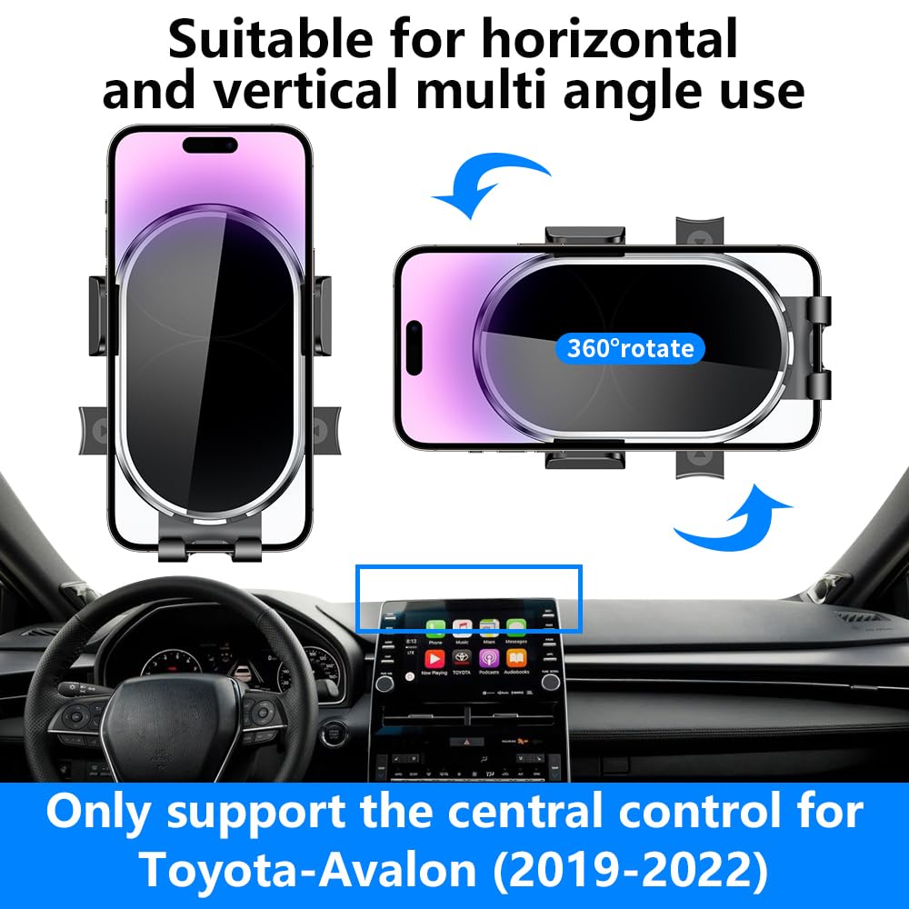 YEGZA Car Phone Holder for Toyota Avalon 2019-2022?Avalon Hybrid 2019-2022 Auto Accessories Navigation Screen Bracket Interior Decoration Dashboard