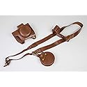 E-M10 Mark IV Case, BolinUS Handmade PU Leather Fullbody Camera Case Bag Cover for Olympus OM-D E-M10 Mark IV with 14-42mm EZ Lens Bottom Opening