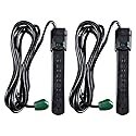 GoGreen Power GG-16103M-12BK-2 Outlet Surge Protector, Pack of 2, Black