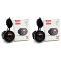 12/24V Socket Dual USB Type C PD 3.0 (60W) + USB A (36W) Fast Charger for Car, Boat, Marine & RVs (2-Pack)