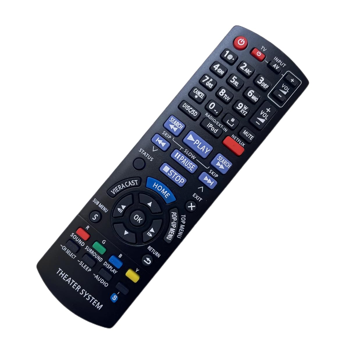 Remote Control for Panasonic SA-BTT196 SA-BTT490 SCBTT262 SCBTT270 SA-BTT300 SA-BTT775 SC-BTT262 SC-BTT270 Home Theater System