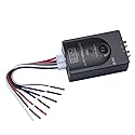 Mr. Ho Auto Car RCA High to Low 2-Channel Line Output Converter with Adjustable Subwoofer Level for Car Amplifier - Black