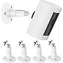 4 Pack JYtrend Wall Mount for Ring Stick Up Cam & Indoor 1st Gen Cam, 360 Degree Swivel Adjustable Mounting Bracket for Wyze V4 V3, for Arlo Pro 4 3