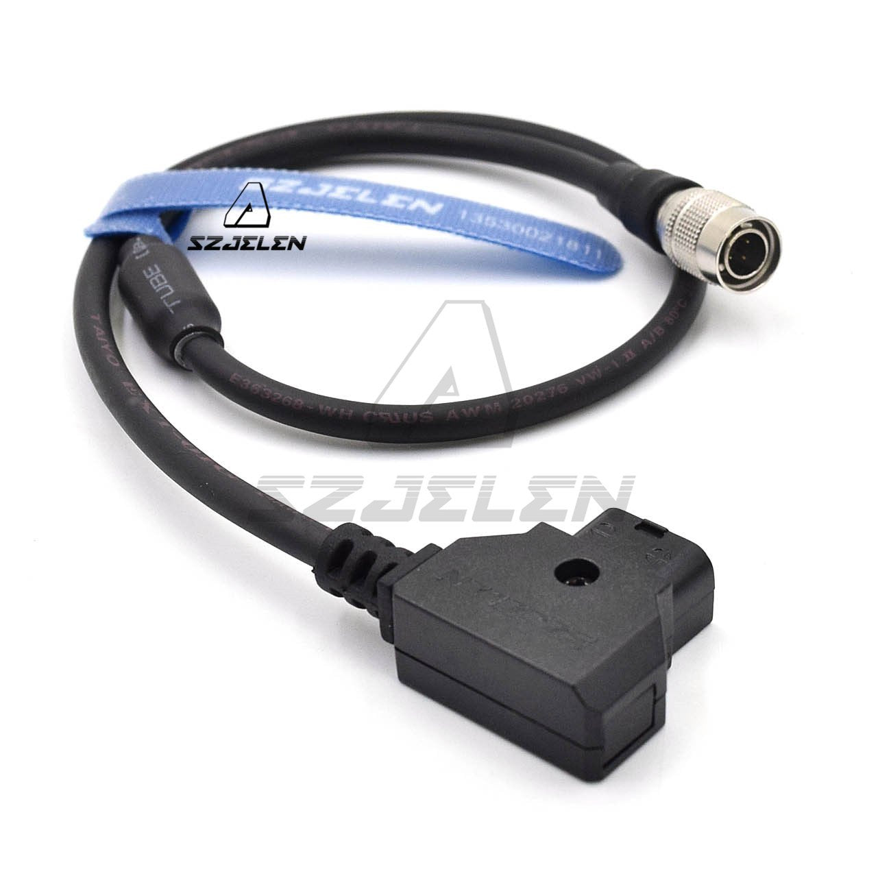SZJELEN Zaxcom Sound Devices 644 Power Cable Hirose 4-pin Male to D-tap for Zoom F4 F8