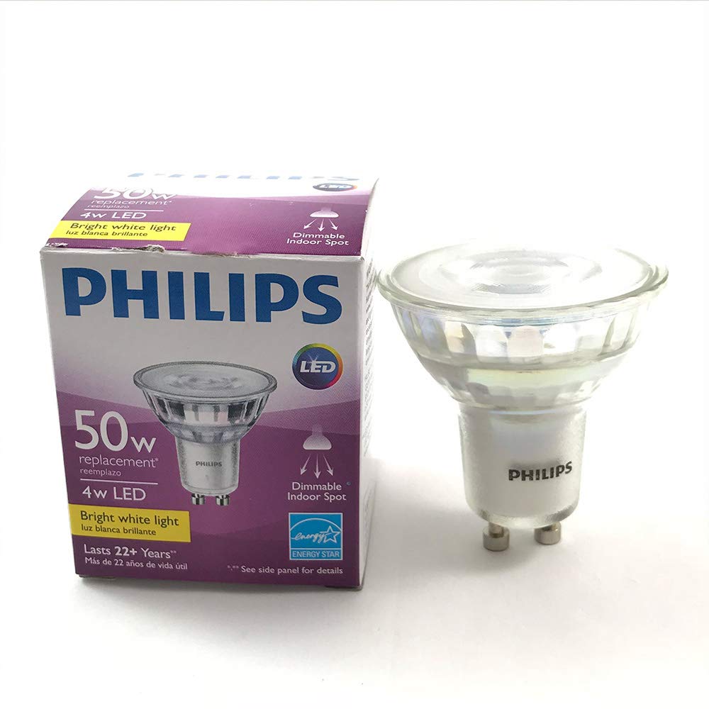 Philips Led Light Bulb, Mr16, 4.5 Watt, 35 Deg, 3000K, 10/Ct (468140)
