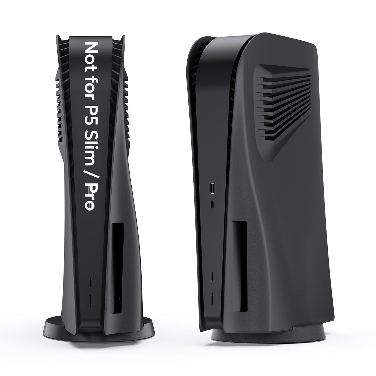 innoAura P5 Plates Cover Faceplates for 2020 Model P5 Disc Edition, Enhanced Cooling Vents & Dust Filter, Anti-Scratch Protective Case with Heat