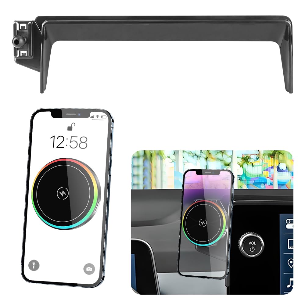 LUNQIN Car Magnetic Phone Mount for Honda Prologue 2024 2025 2026 and Acura ZDX 2024-2025 Auto Interior Accessories Best Cellphone Holder Fast 15W