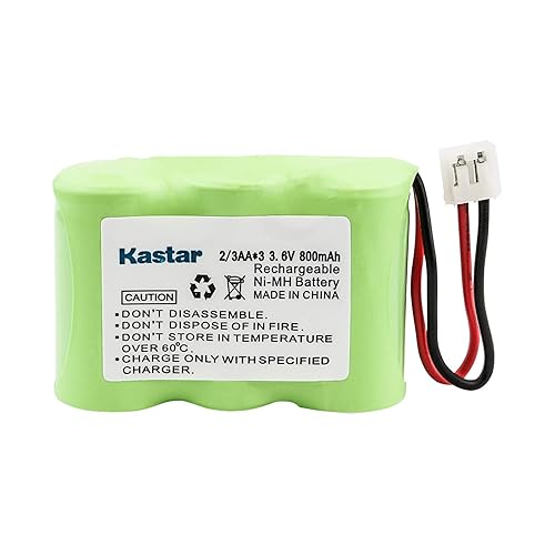 Kastar 1-Pack 2/3AA 3.6V 800mAh EH Ni-MH Rechargeable Battery for AT&T 2422 80-5074-00-00 Lucent 2422 Vtech ia5870 ia5882 Sanik 3SN-2/3AA30-S-J1