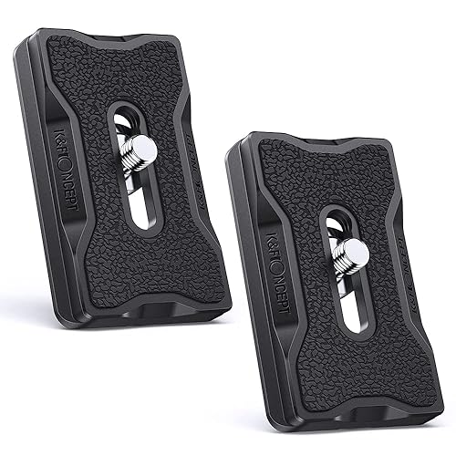K&F Concept K-28 Camera Tripod Quick Release Mounting Plate 2 Pack
