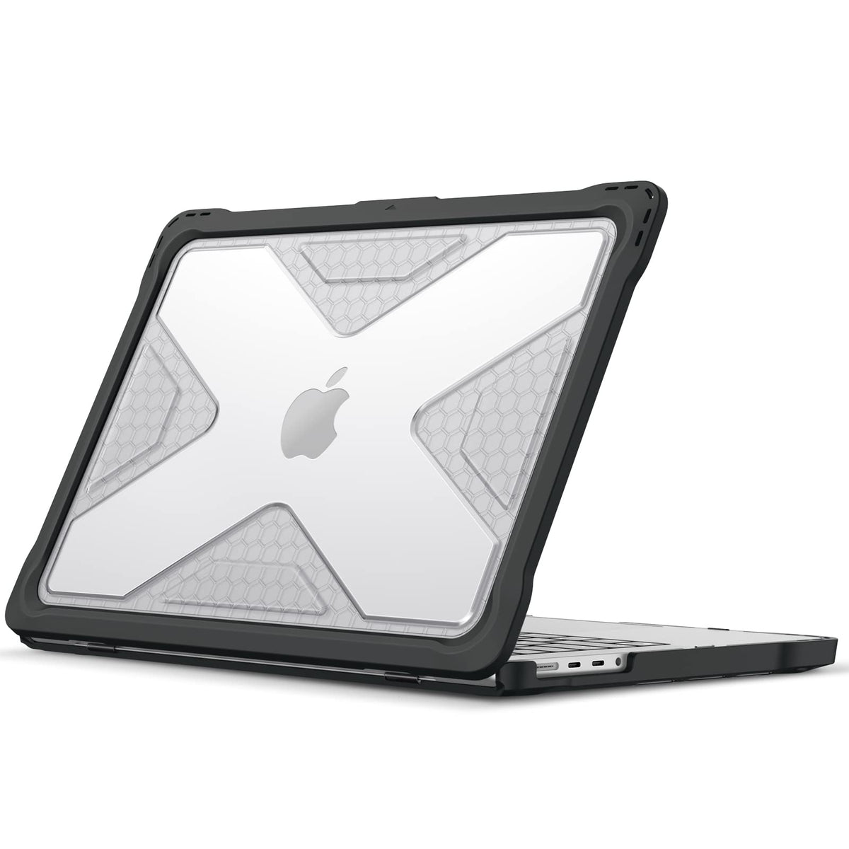 Fintie Rugged Case for MacBook Pro 14 Inch, Crystal Clear
